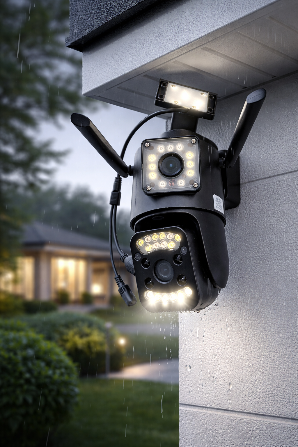 Camera Video Smart WiFi Nocturnă Dual Lens - Vizualizare Color Noapte