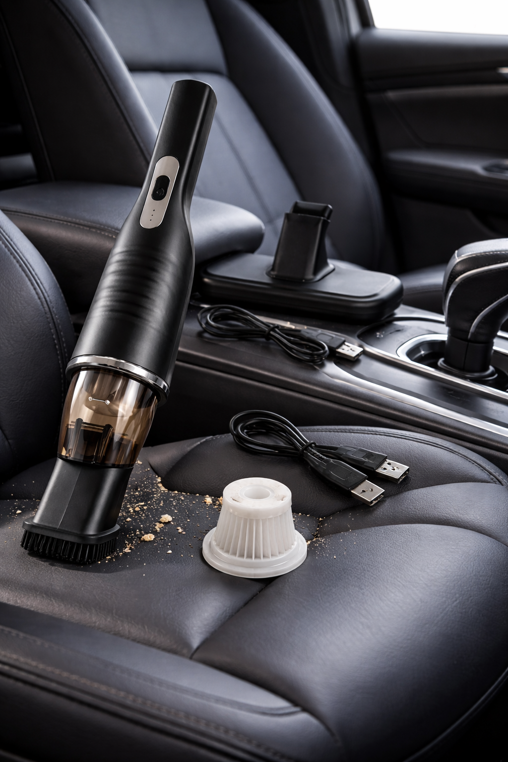 Aspirator auto portabil 🚚 Transport Gratuit